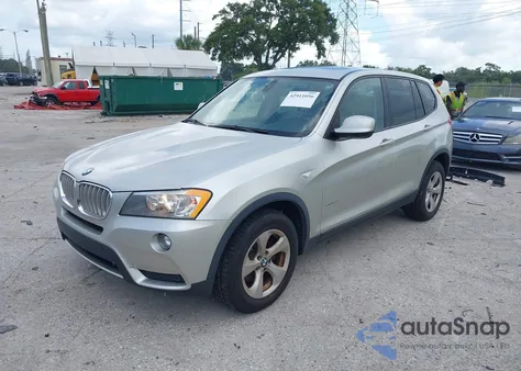 2012 BMW X3 xDrive28I from USA, damaged, VIN 5UXWX5C59CL717878